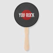 Éventail Rock N Roll YOU ROCK Round (Dos)