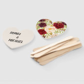Éventail Romantic Burgundy (Non-assemblé)