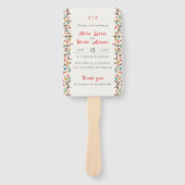 Éventail Romantique classique Pearl Swan Mariage de cadre f (Devant)