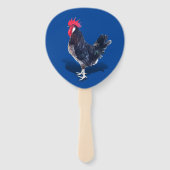 Éventail Rooster de Minorque (Dos)