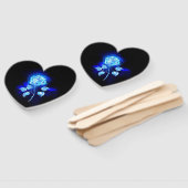 Éventail Rose bleu brûlant (Non-assemblé)