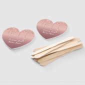 Éventail Rose de texte personnalisé Parties scintillant d'é (Non-assemblé)