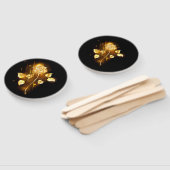 Éventail Rose d'or ( rose d'or ) (Non-assemblé)