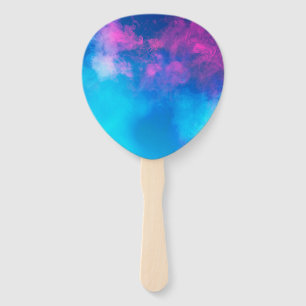Éventail Rose et bleu Smoke   Zazzle_Growshop