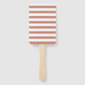 Éventail Rose Gold Mariage Ordre des événements Calendrier (Dos)