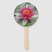 Éventail Rose Lotus Water Lily (Dos)