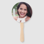 Éventail Rose Parties scintillant or gouttes Quinceanera Ph (Dos)