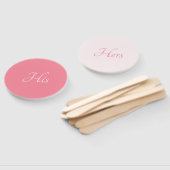 Éventail Rose Pink Elegant Son et Ses Fiançailles Mariage (Non-assemblé)