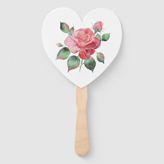 Éventail Rose précis (Devant)