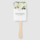 Éventail Roses aquarelle (Devant)