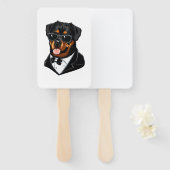 Éventail Rottweiler Le Gardien Du Corps (Devant et derrière)