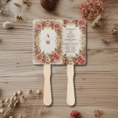 Éventail Royal Victorian Floral Ornamy Mariage