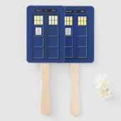 Éventail Royaume-Uni - Blue Police Public Call Box 1 (Devant et derrière)