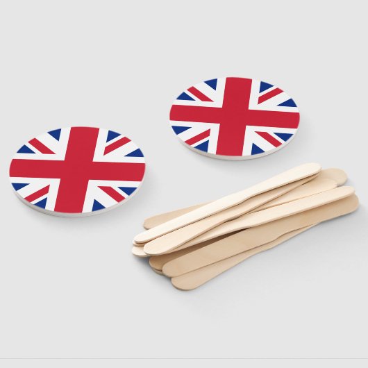 Éventail Royaume-Uni Union Jack Drapeau des colonies britan (Non-assemblé)