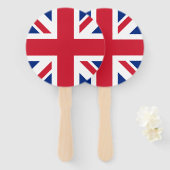 Éventail Royaume-Uni Union Jack Drapeau des colonies britan (Devant et derrière)