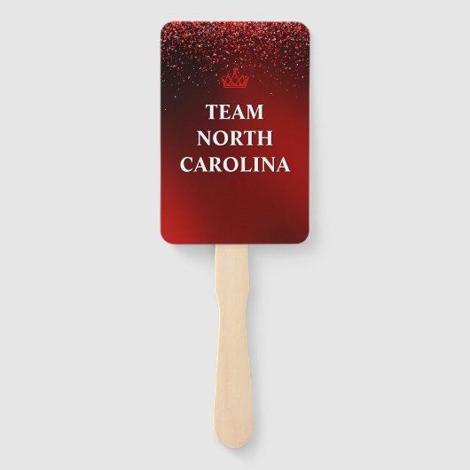 Éventail Ruby Glimmer Pageant Wavers 10 Pack (Dos)