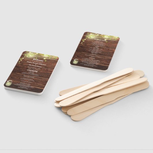 Éventail Rustic Country Mason Jar Lumières Programme de mar (Non-assemblé)