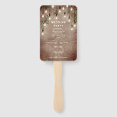 Éventail Rustique brique Vintage Lightbulb programme de mar (Dos)