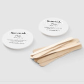 Éventail Sachets maison faits avec amour ajouter texte site (Non-assemblé)