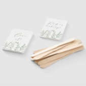 Éventail Sage Boho Flower Dites Oui À La Robe (Non-assemblé)