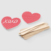 Éventail Saint Valentin XOXO (Non-assemblé)