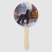 Éventail Saison de Noël Cocker Spaniel (Devant)