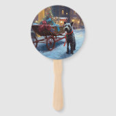 Éventail Saison de Noël de Chesapeake (Dos)