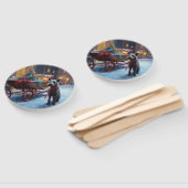 Éventail Saison de Noël de Chesapeake (Non-assemblé)