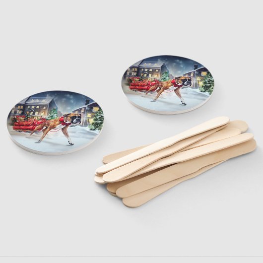 Éventail Saison Festive de Noël de Boxer (Non-assemblé)