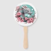 Éventail Sakura Dragon (Dos)