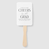 Éventail Salutations à la Grad Personnalisé Photo Grad Grad (Devant)