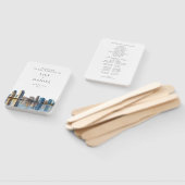 Éventail San Diego Skyline Watercolor Wedding Program (Non-assemblé)