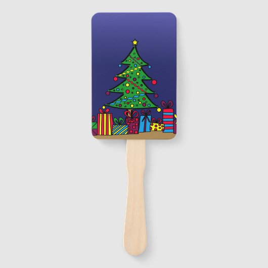 Éventail sapin de Noël (Devant)