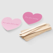 Éventail Script personnalisé moderne élégant girly mignon r (Non-assemblé)