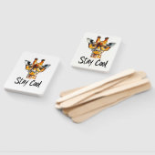 Éventail Séjour Cool - Giraffe avec lunettes de soleil Illu (Non-assemblé)