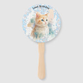 Éventail Serene Cat (Dos)