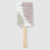 Éventail Sérénité moderne | Ventilateur main du programme d (Dos)