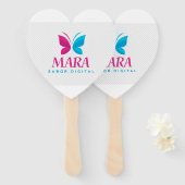 Éventail Set de Abanicos Sabor Digital Mara (Devant et derrière)