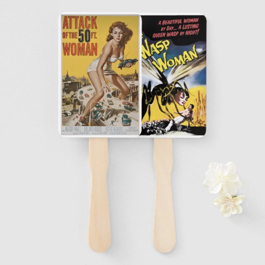 Éventail Set of Fans (Devant et derrière)