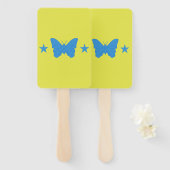 Éventail Set of hand fans with flag of Bady Bassit (Devant et derrière)