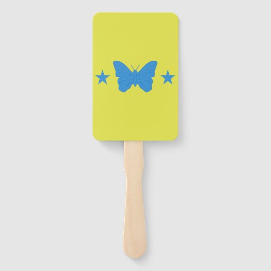 Éventail Set of hand fans with flag of Bady Bassit (Dos)