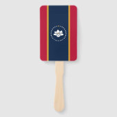 Éventail Set of hand fans with flag of Mississippi, USA (Devant)