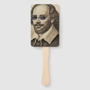 Éventail Shakespeare en Lunettes de soleil Cool Bard Fan