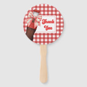 Éventail She's Ready to Pop Baby Shower  (Dos)