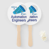 Éventail Shout Out for Automation Engineers (Devant et derrière)
