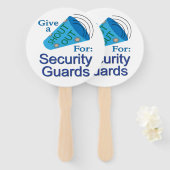 Éventail Shout Out pour les gardes de sécurité (Devant et derrière)