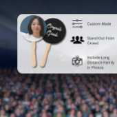 Éventail Signe photo pour la cérémonie de remise des diplôm