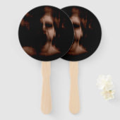 Éventail Silence perdu (Devant et derrière)