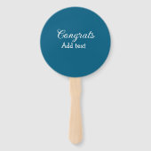 Éventail Simple congratulation graduation add your (Dos)