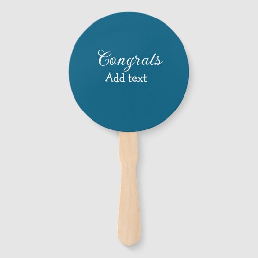 Éventail Simple congratulation graduation add your (Devant)